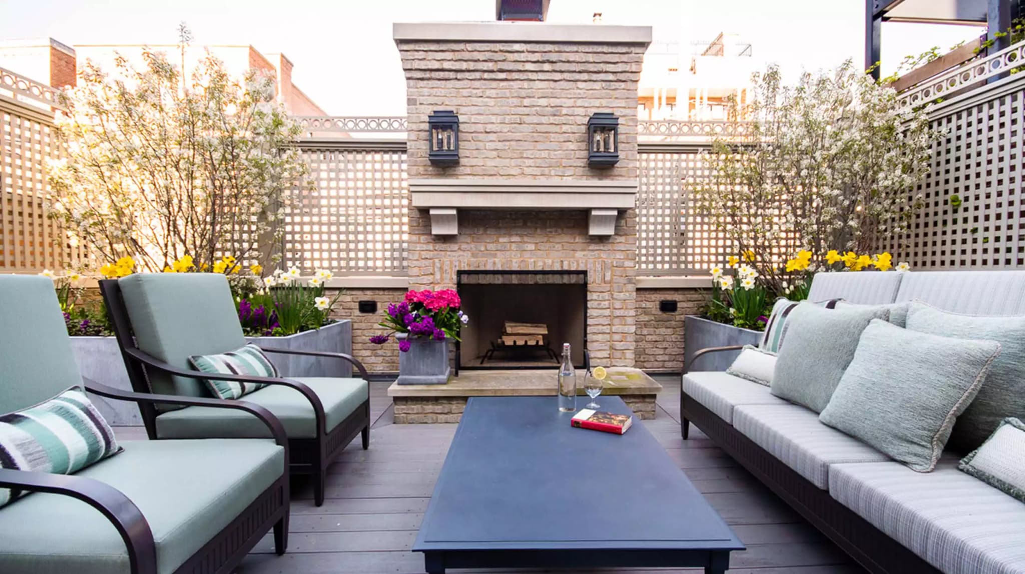 Outdoor Fireplace - Gallery image 5