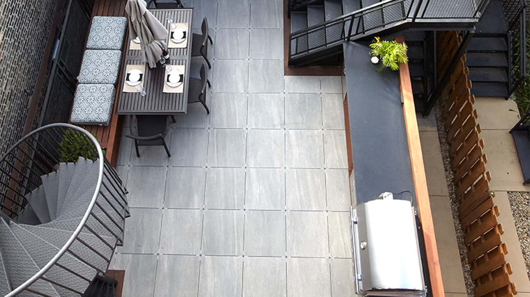 Bucktown Garage Roof Deck - After