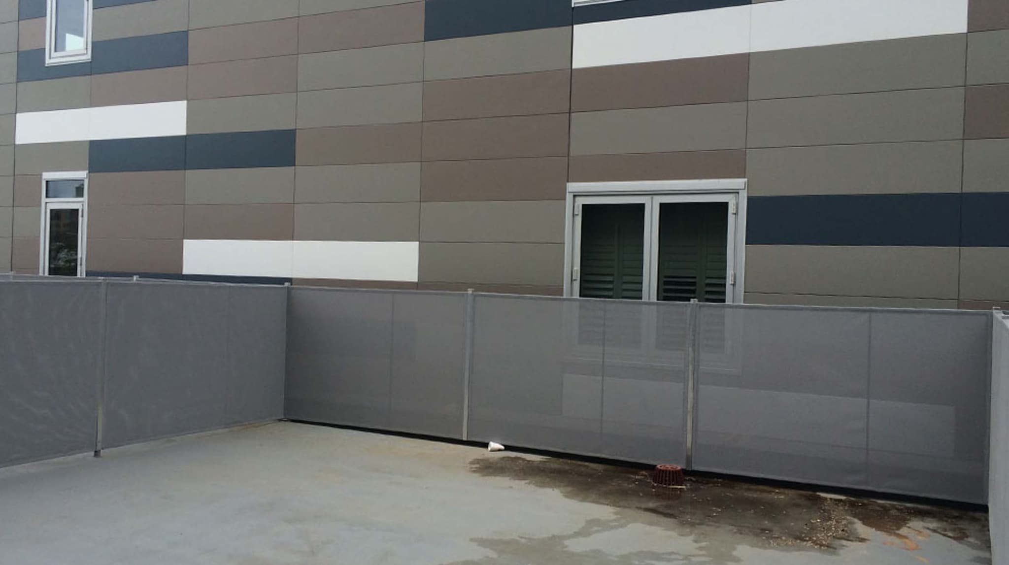 Curvy Contemporary Rooftop - Before