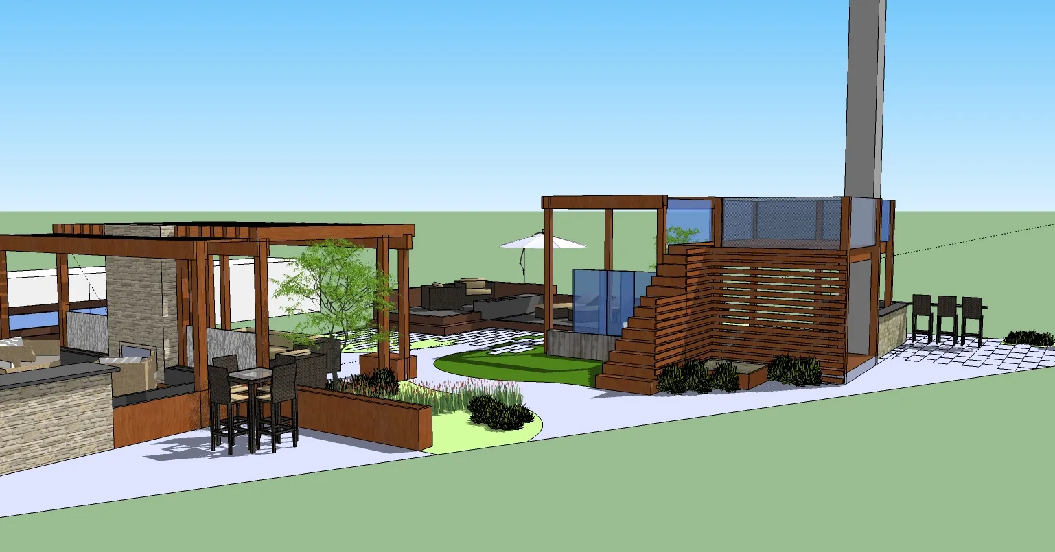 Chicago Flower Show Two-Story Garden Design