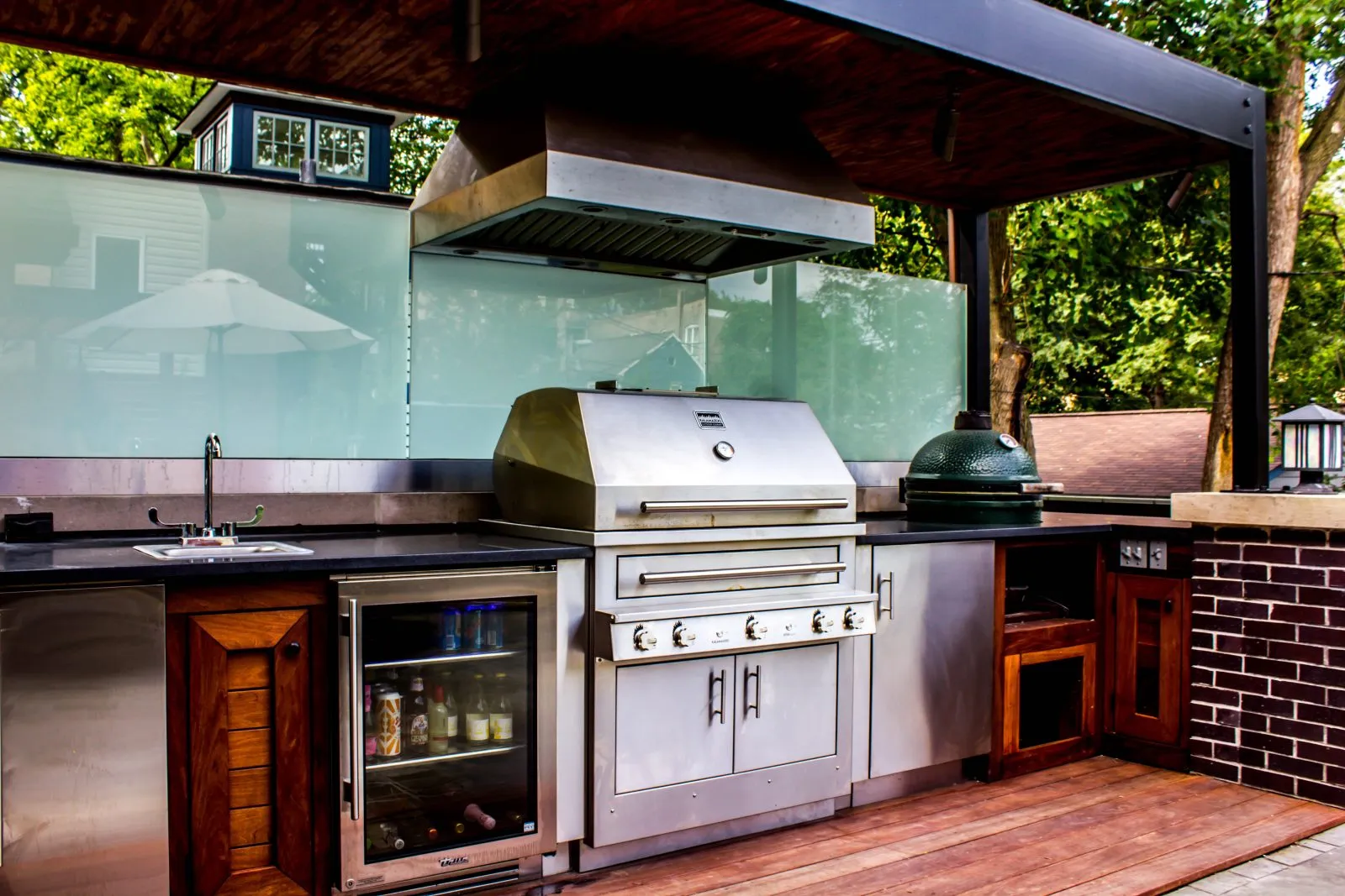 Steel shade structure example 16