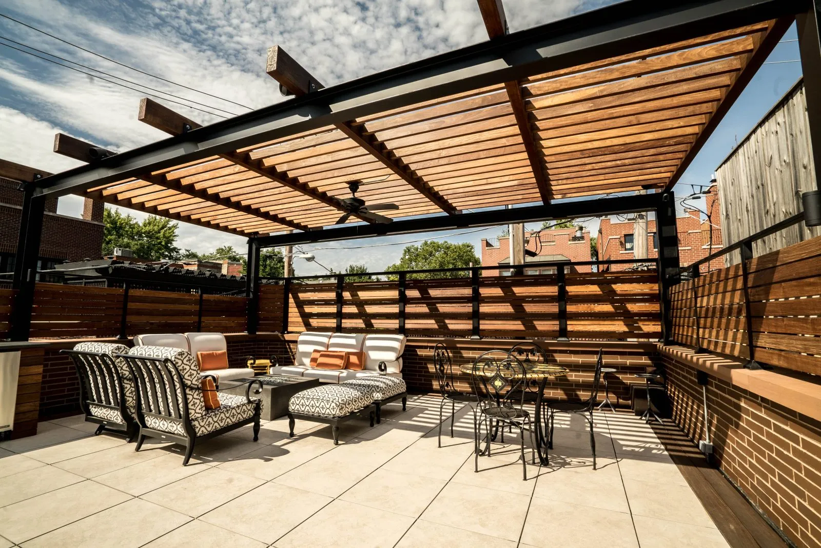Steel shade structure example 19