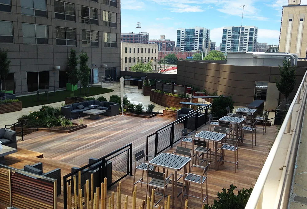 Presidential Towers Roof Deck project showcasing code-compliant construction